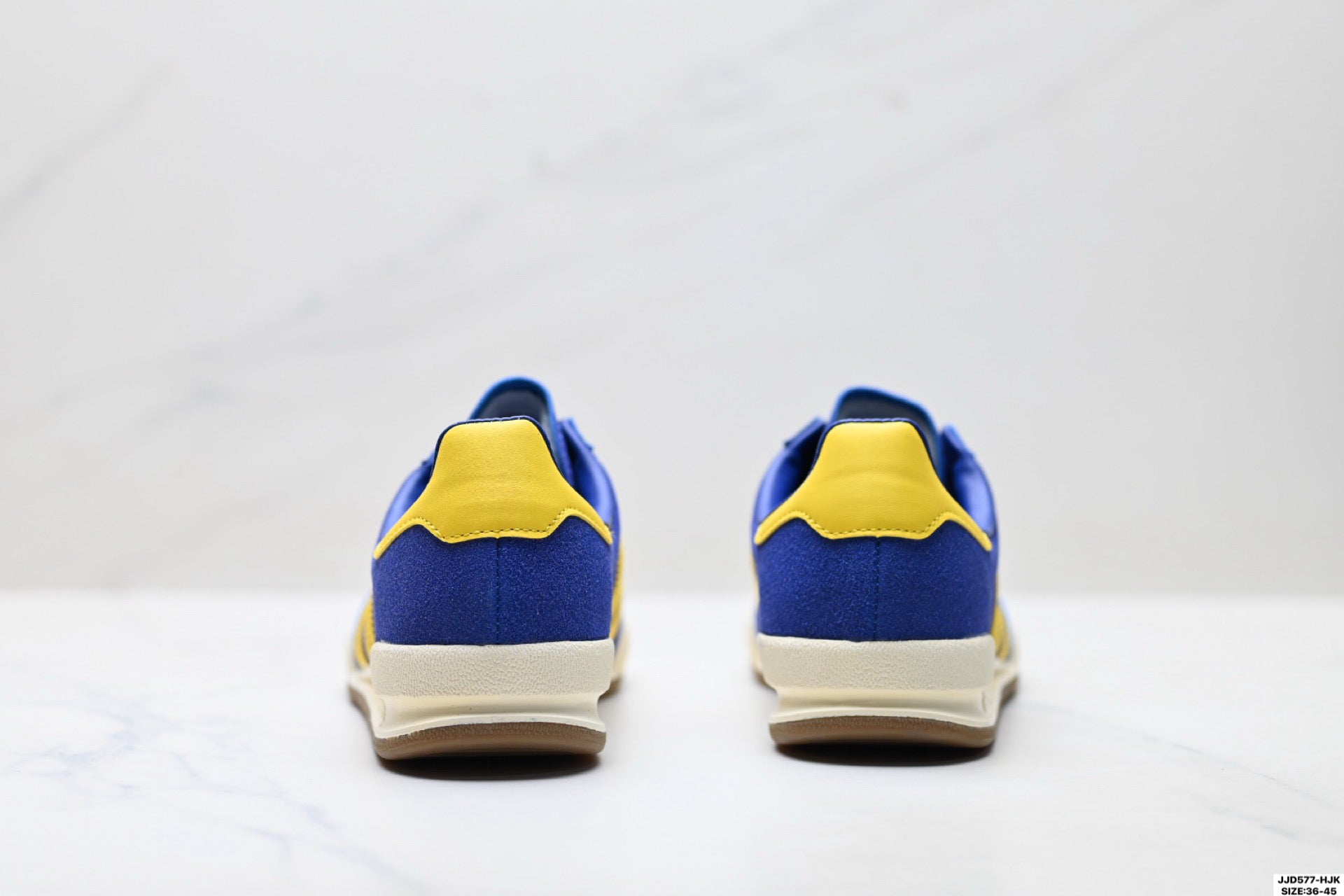 Adidas Jeans Classic Suede Sneakers – Blue Yellow Casual Lifestyle Shoes