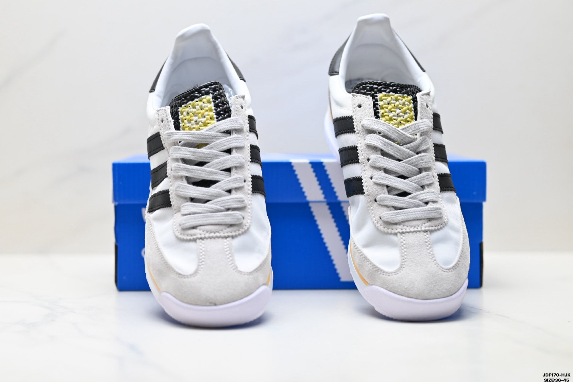 Adidas SL 72 White Black Retro Sneakers