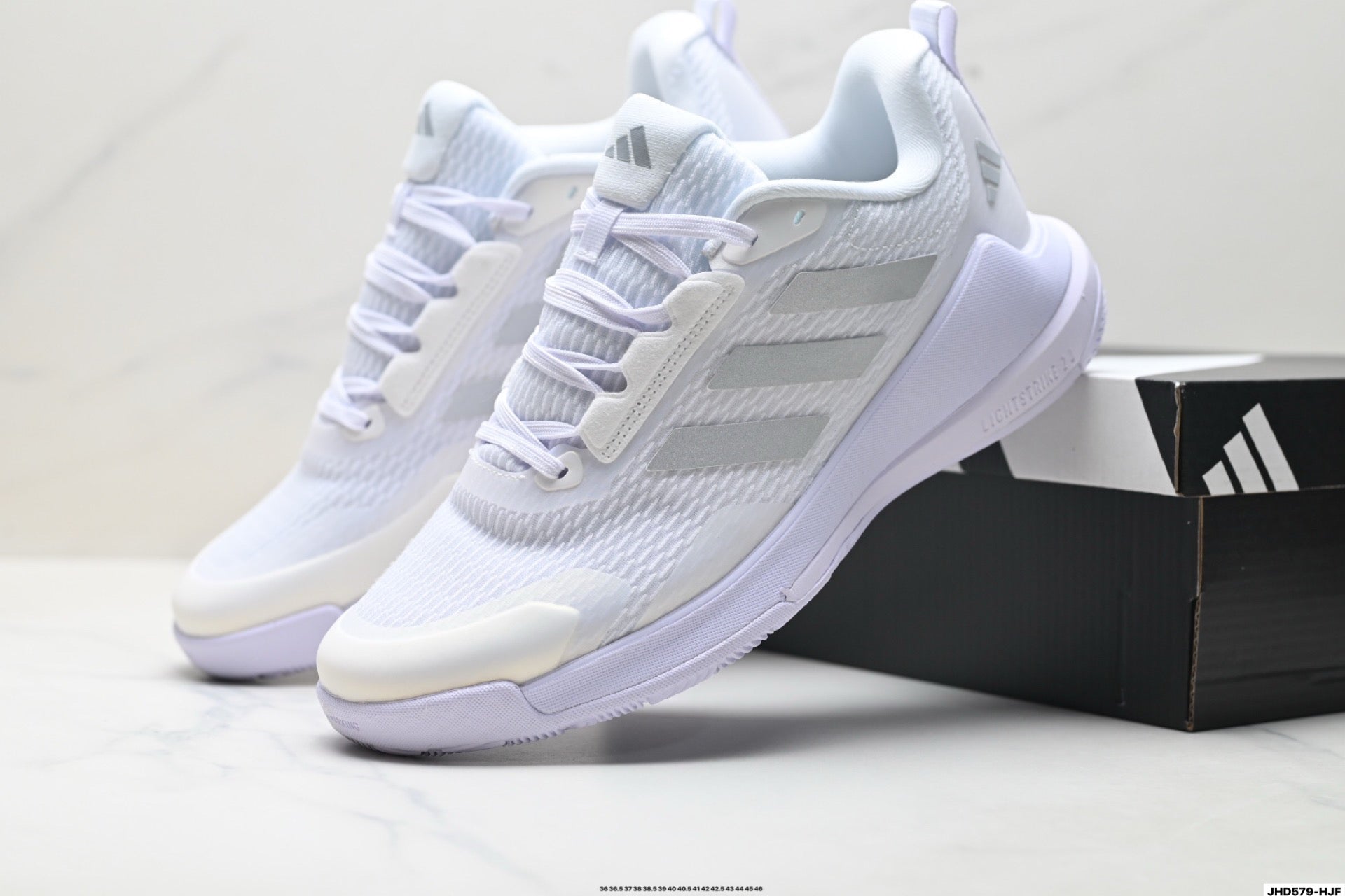 Adidas Training Shoes | Lightweight Workout Sneakers - White/Silver