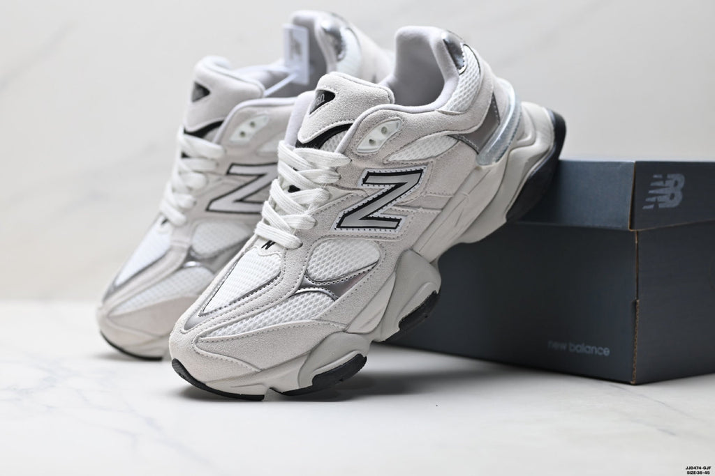 New Balance 9060 Retro Lifestyle Sneakers ¨C White Silver