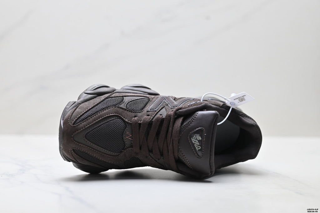 New Balance 9060 Triple Black Low-Top Sneakers