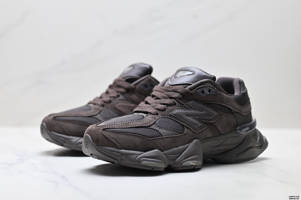 New Balance 9060 Triple Black Low-Top Sneakers