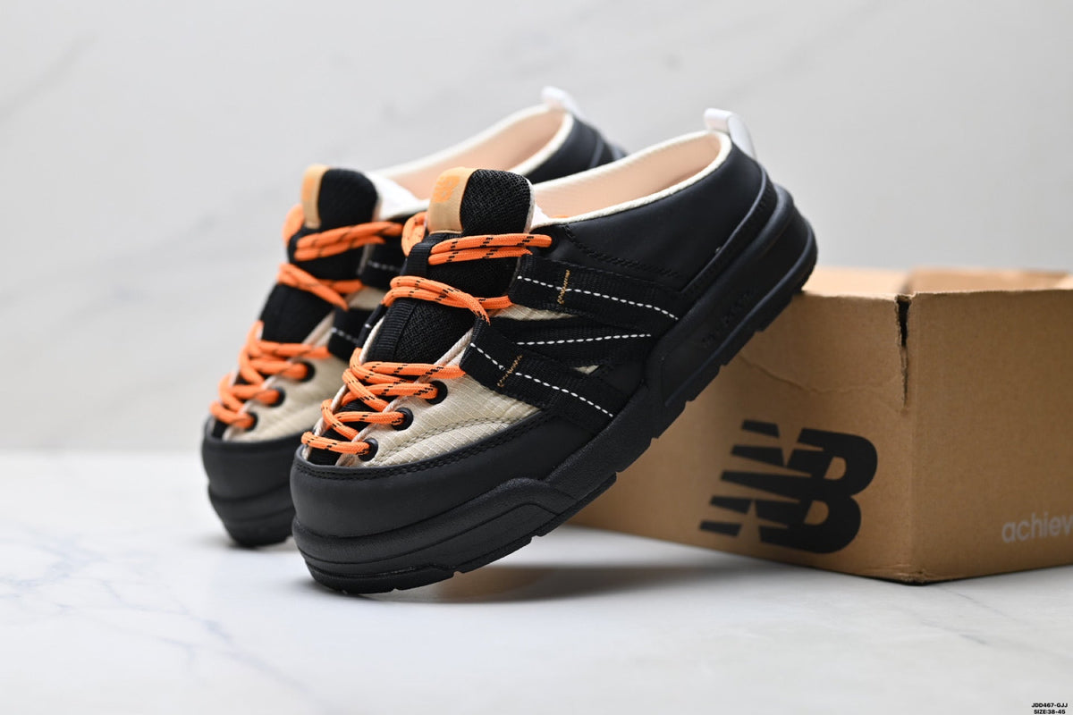New Balance Outdoor Mule Clogs ¨C Black Beige Orange