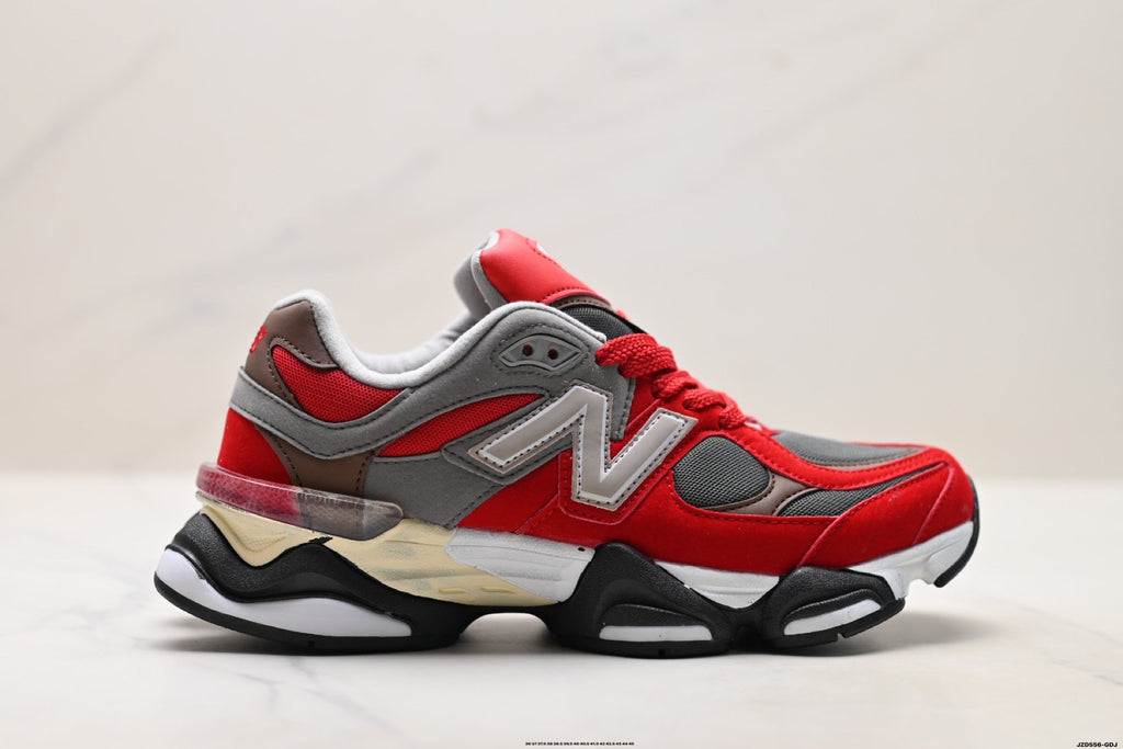New Balance 9060 Unisex Lifestyle Sneakers – Red Grey