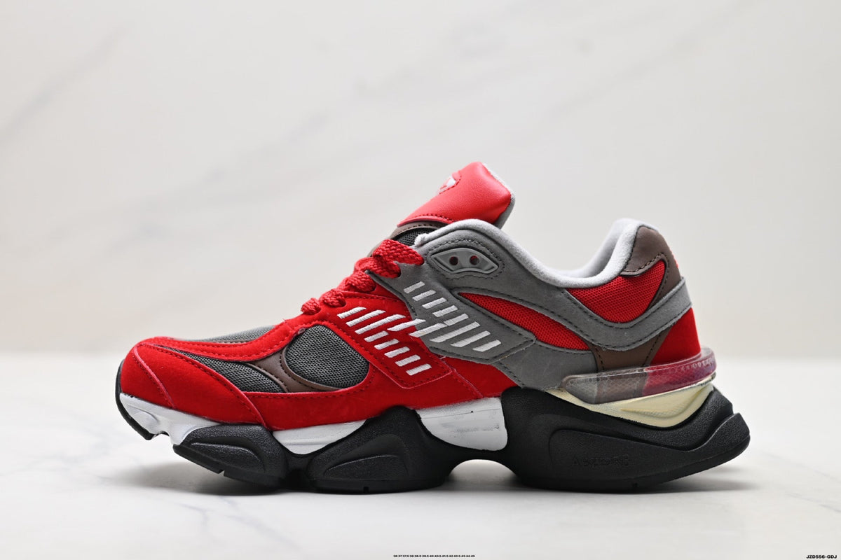 New Balance 9060 Unisex Lifestyle Sneakers – Red Grey