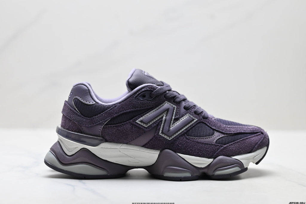 New Balance 9060 Suede Mesh Sneakers – Purple Grey
