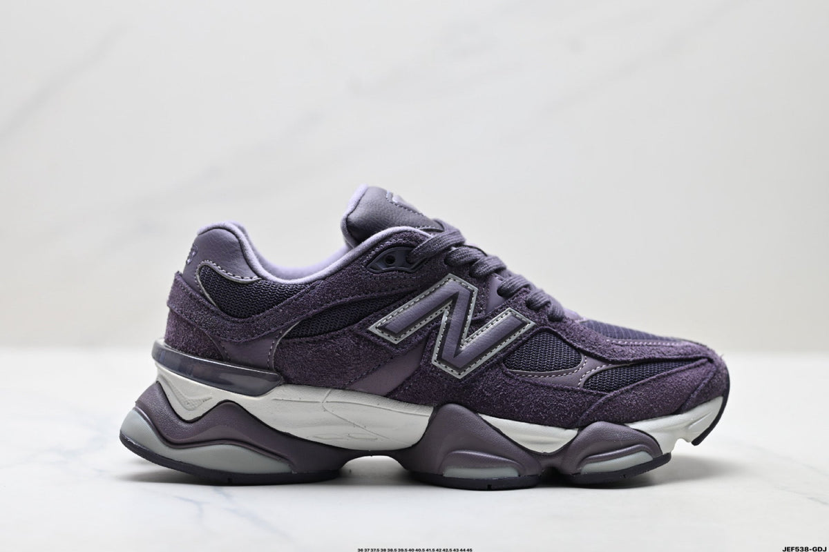 New Balance 9060 Suede Mesh Sneakers – Purple Grey