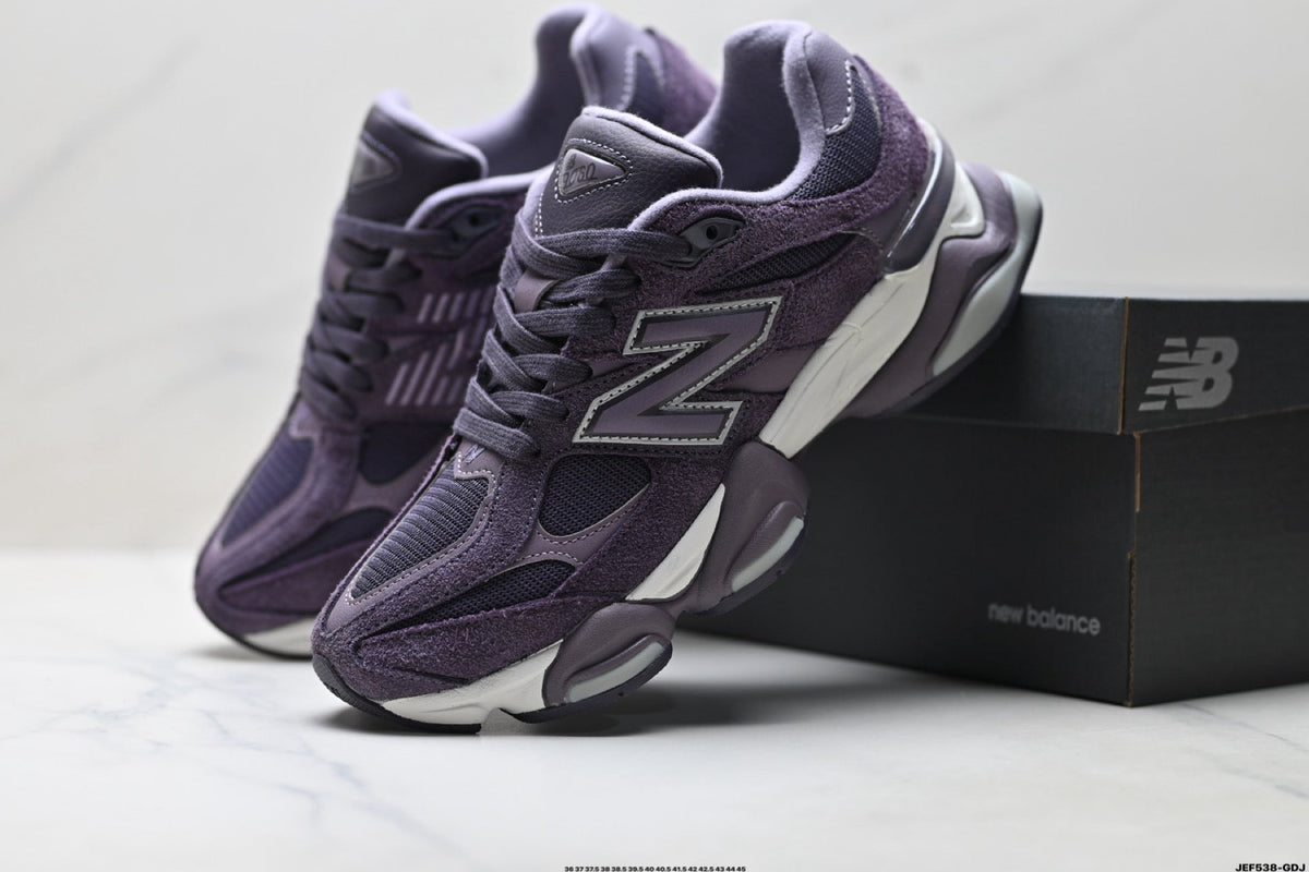 New Balance 9060 Suede Mesh Sneakers – Purple Grey