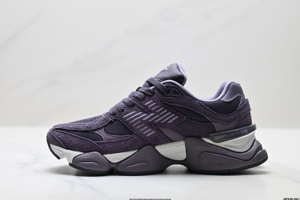 New Balance 9060 Suede Mesh Sneakers – Purple Grey