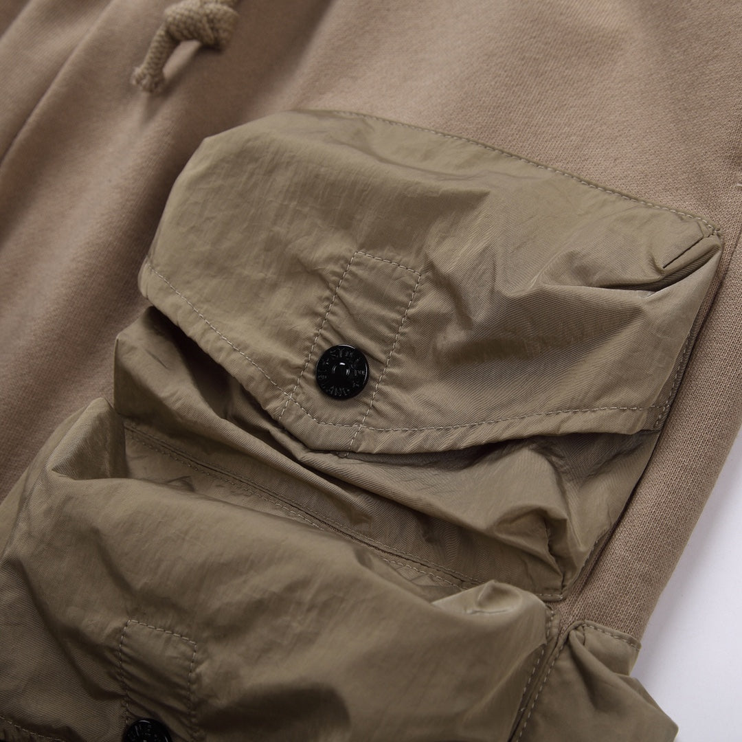 Stone Island Utility Cargo Shorts — 9-Pocket
