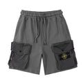 Stone Island Solid-Color Relaxed Shorts