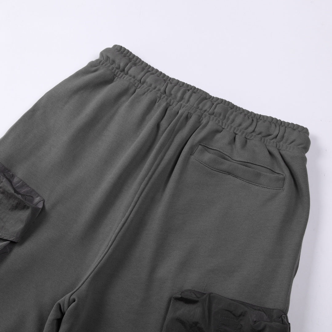 Stone Island Solid-Color Relaxed Shorts