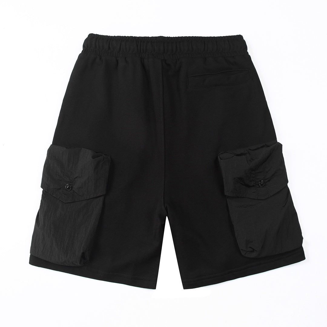 Stone Island Solid-Color Relaxed Shorts