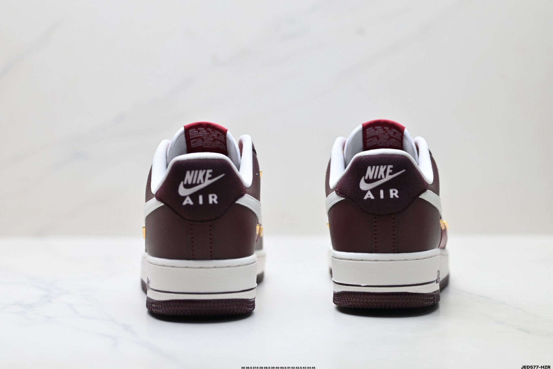 Nike Air Force 1 ’07 Burgundy Sneakers