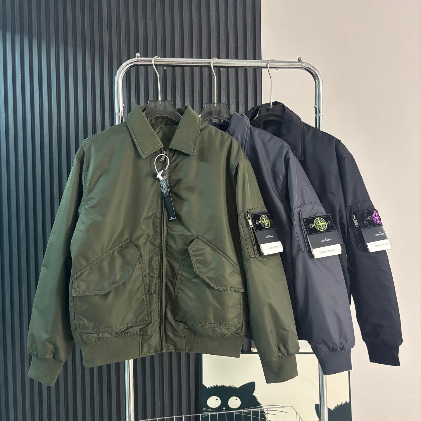 Stone Island Padded Flight Jacket