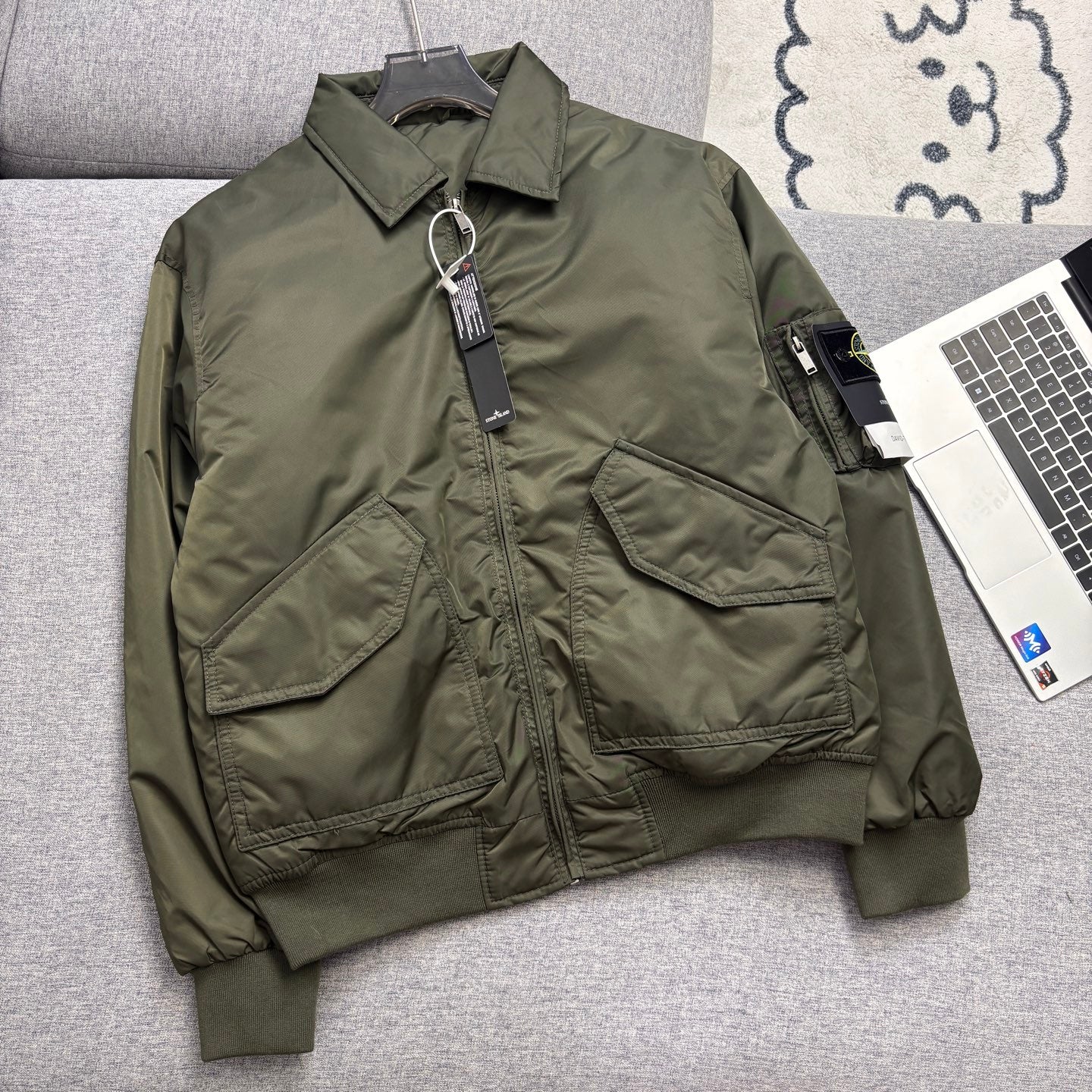 Stone Island Padded Flight Jacket