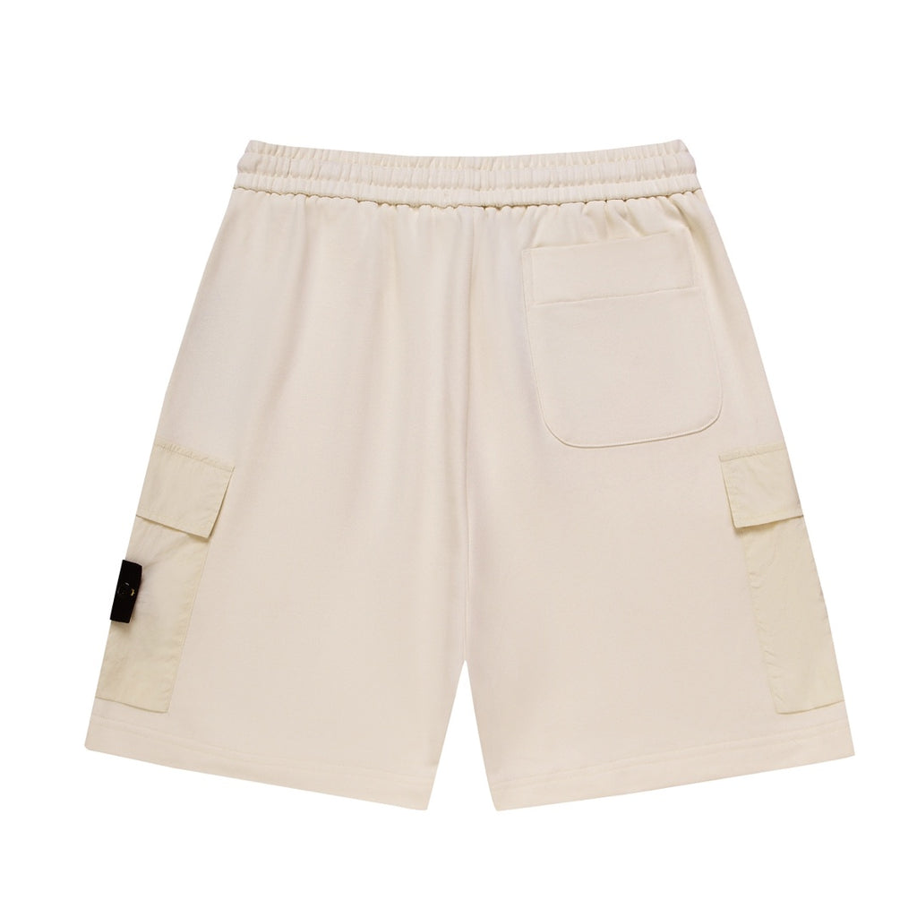 Stone Island Solid-Color Athletic Shorts