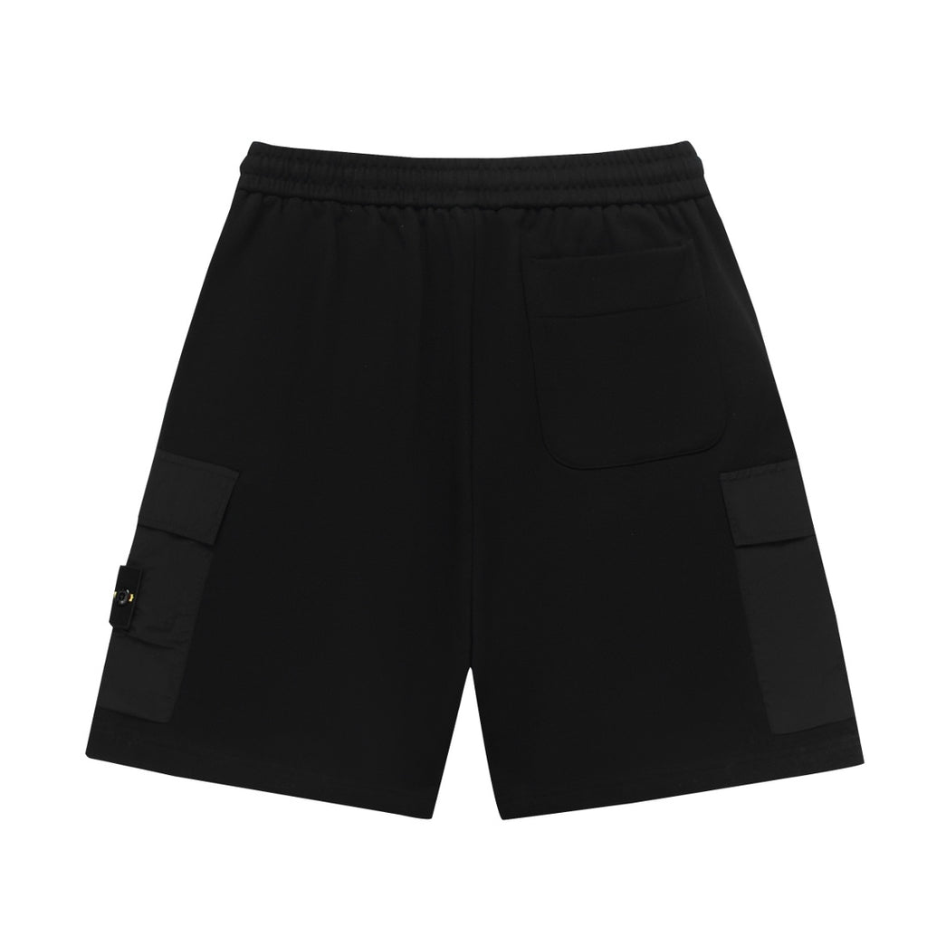 Stone Island Solid-Color Athletic Shorts