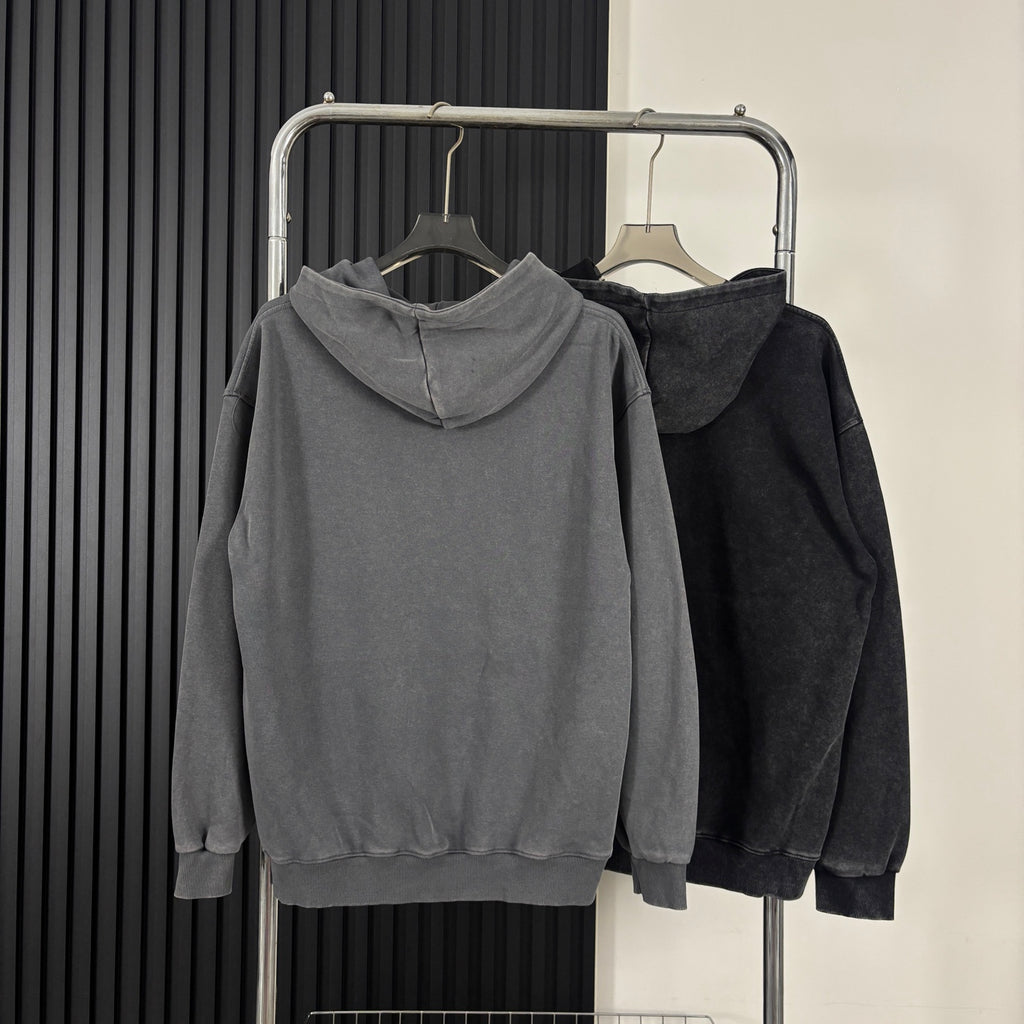 Stone Island Washed Relaxed-Fit Pullover Hoodie