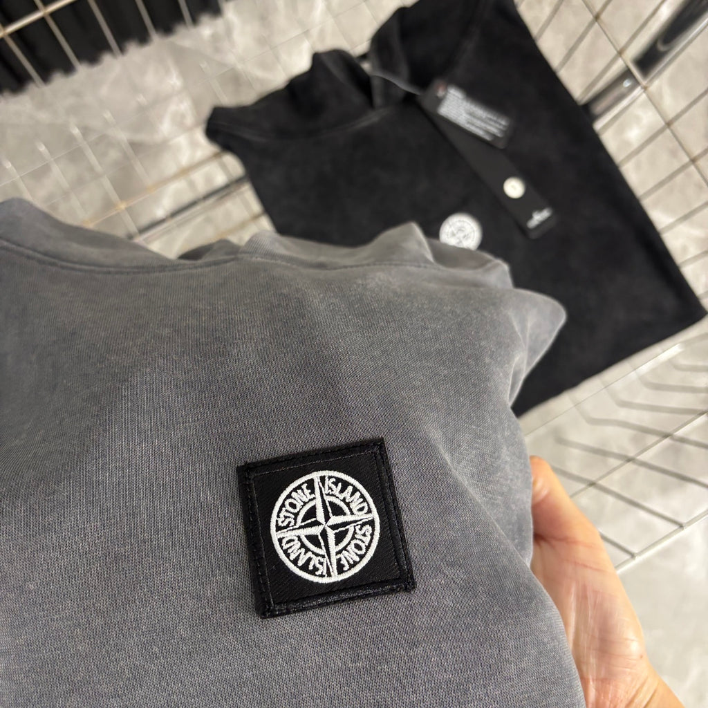 Stone Island Washed Relaxed-Fit Pullover Hoodie