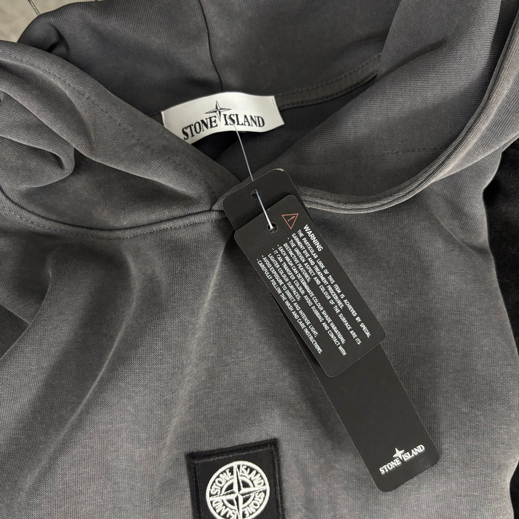 Stone Island Washed Relaxed-Fit Pullover Hoodie