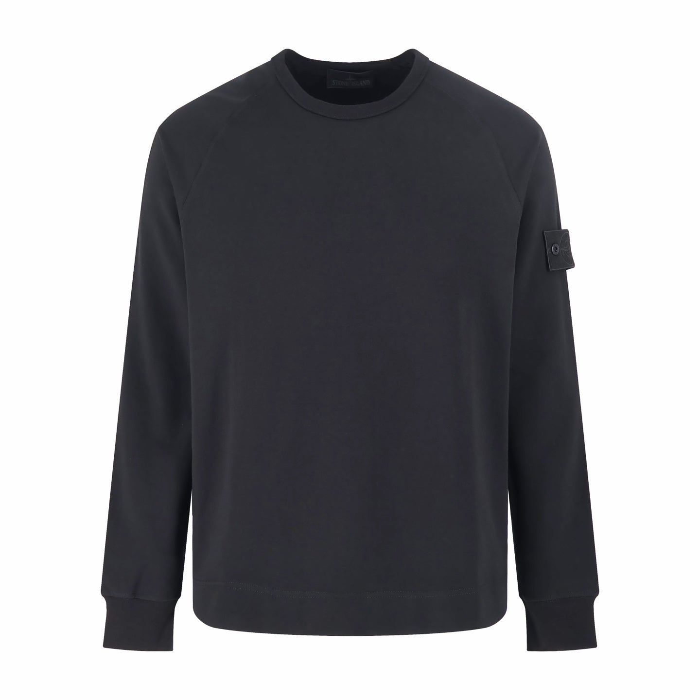 Stone Island  Fleece Badge-Patch Crewneck Sweatshirt