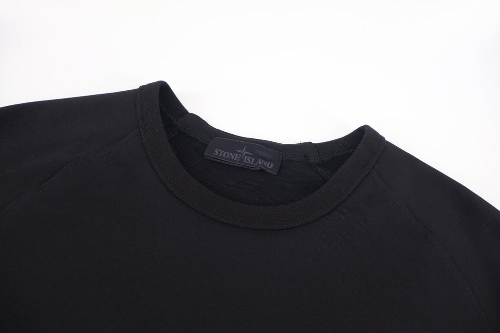 Stone Island  Fleece Badge-Patch Crewneck Sweatshirt