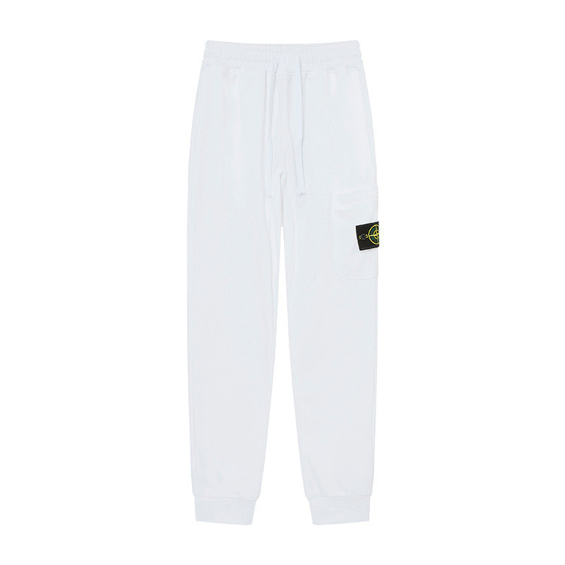 Stone Island Badge-Patch Drawstring Sweatpants