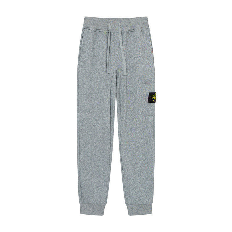 Stone Island Badge-Patch Drawstring Sweatpants