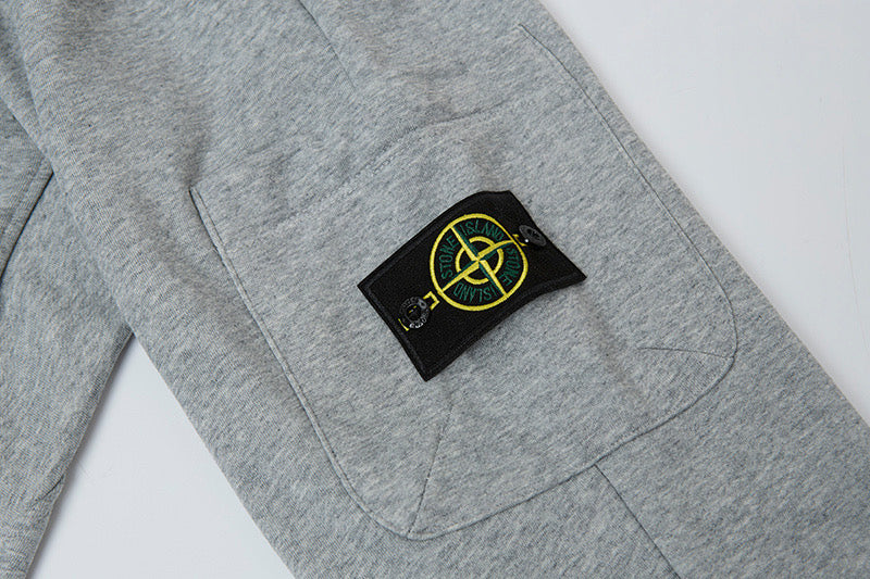 Stone Island Badge-Patch Drawstring Sweatpants