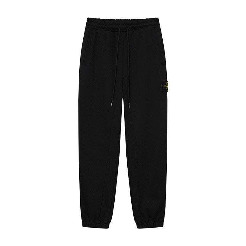 Stone Island 320g Combed Cotton Terry Badge-Patch Sweatpants