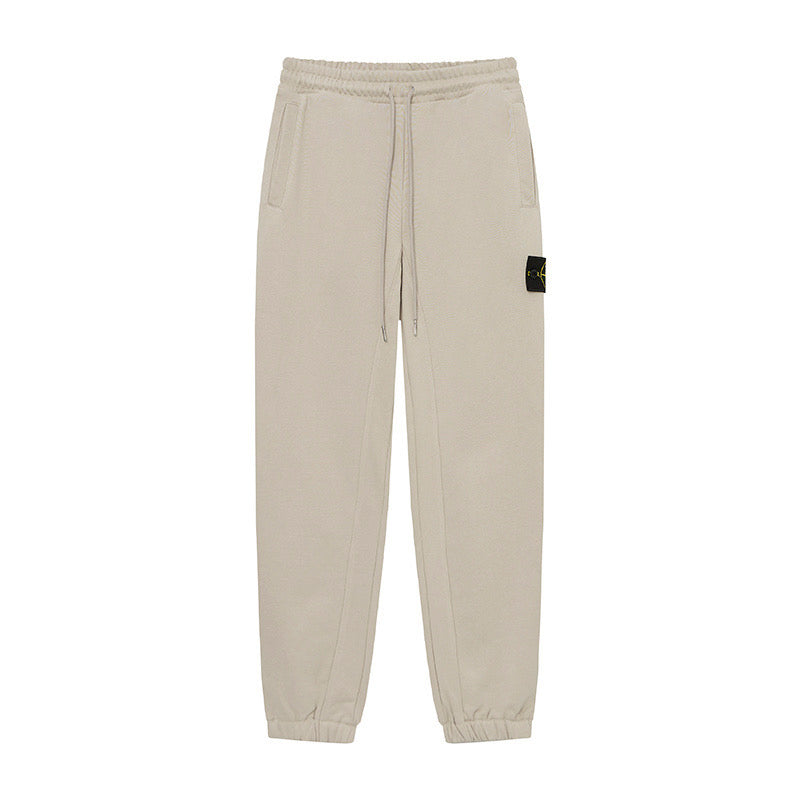 Stone Island 320g Combed Cotton Terry Badge-Patch Sweatpants