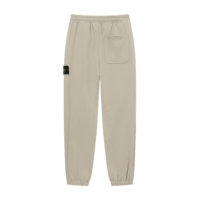 Stone Island 320g Combed Cotton Terry Badge-Patch Sweatpants