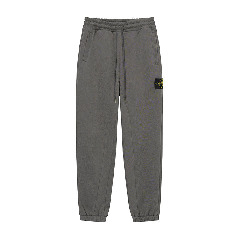 Stone Island 320g Combed Cotton Terry Badge-Patch Sweatpants
