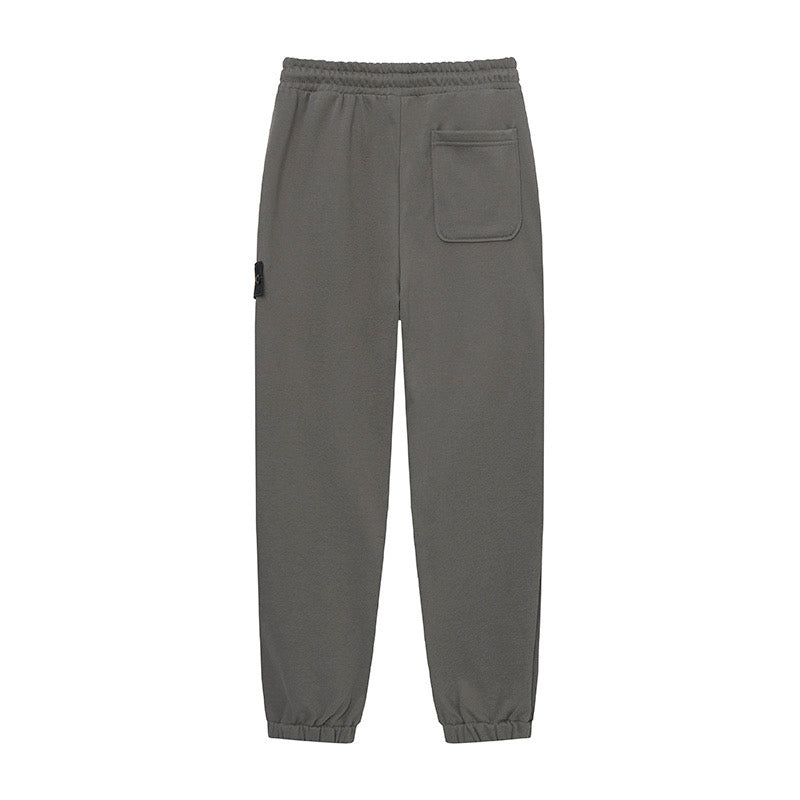 Stone Island 320g Combed Cotton Terry Badge-Patch Sweatpants