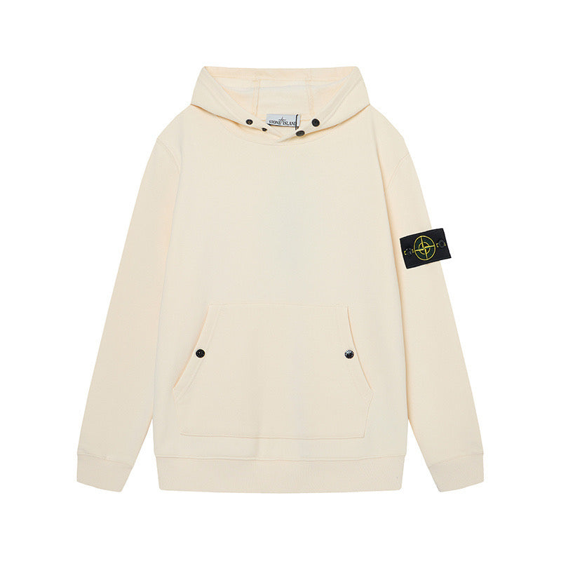 Stone Island Brushed Fleece Drop-Shoulder Crewneck Sweatshirt
