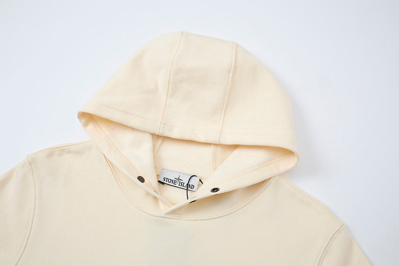 Stone Island Brushed Fleece Drop-Shoulder Crewneck Sweatshirt