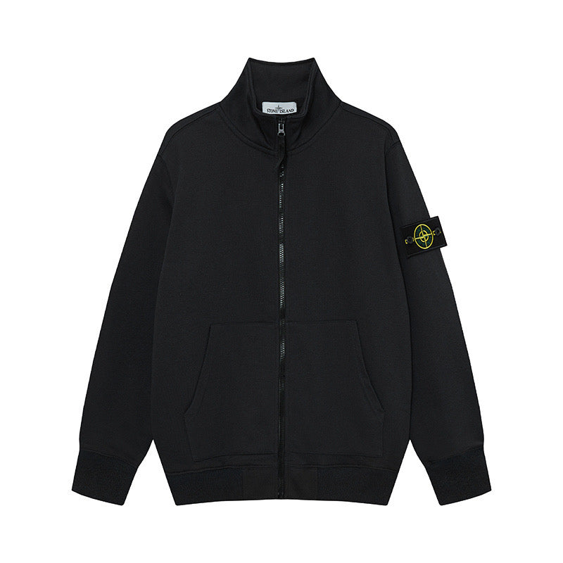Stone Island Brushed Fleece Drop-Shoulder Crewneck Sweatshirt