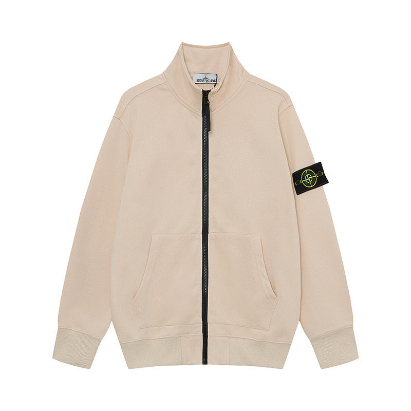 Stone Island Brushed Fleece Drop-Shoulder Crewneck Sweatshirt