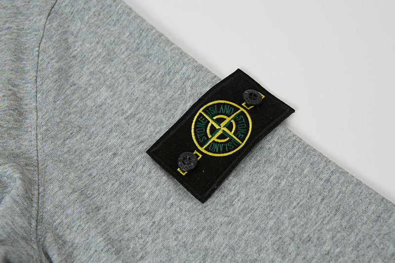 Stone Island Brushed Fleece Drop-Shoulder Crewneck Sweatshirt