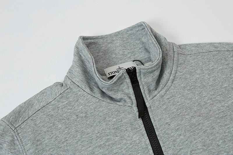 Stone Island Brushed Fleece Drop-Shoulder Crewneck Sweatshirt