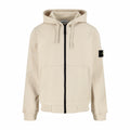 Stone Island Badge-Cuff Zip-Up Hoodie