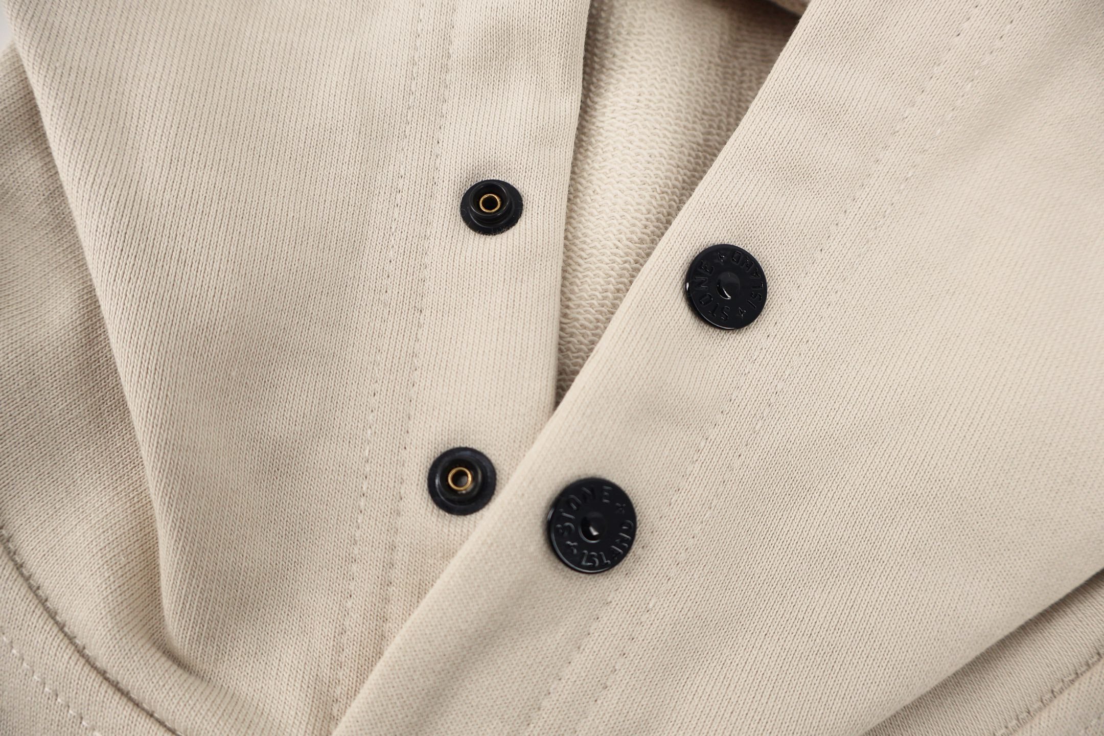 Stone Island Badge-Cuff Pullover Hoodie