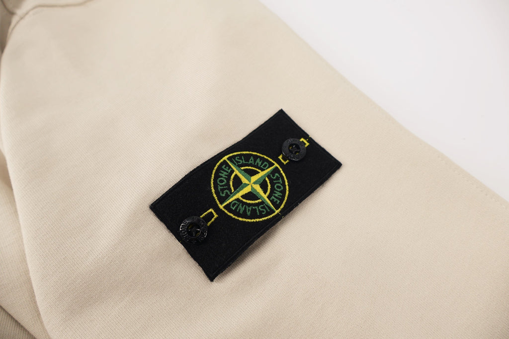 Stone Island Badge-Cuff Pullover Hoodie