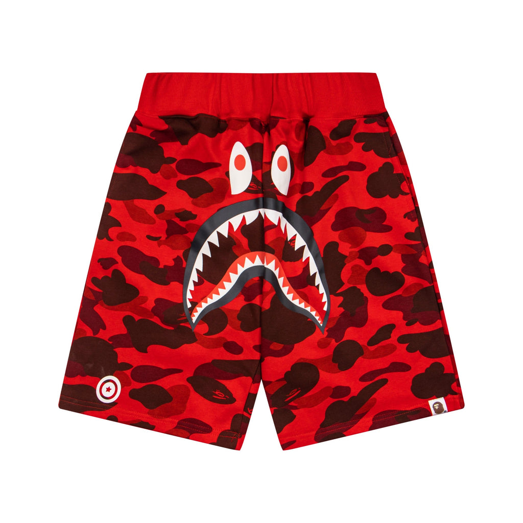 BAPE 1st Camo Shark Sweat Shorts