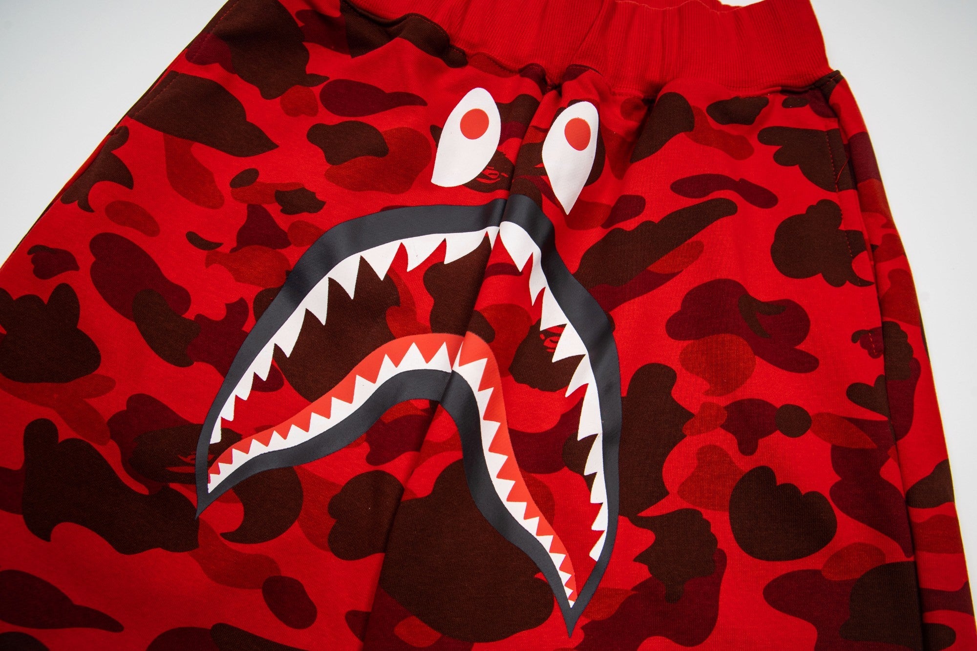 BAPE 1st Camo Shark Sweat Shorts