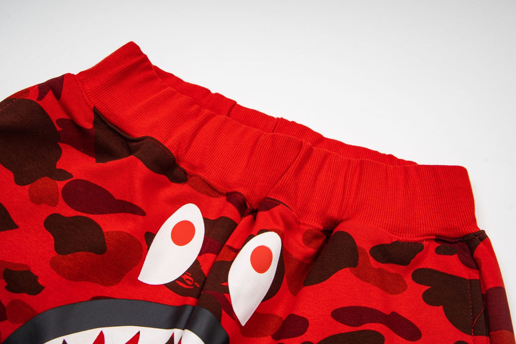 BAPE 1st Camo Shark Sweat Shorts