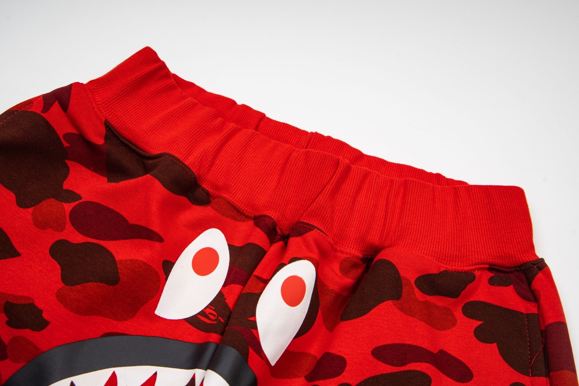 BAPE 1st Camo Shark Sweat Shorts