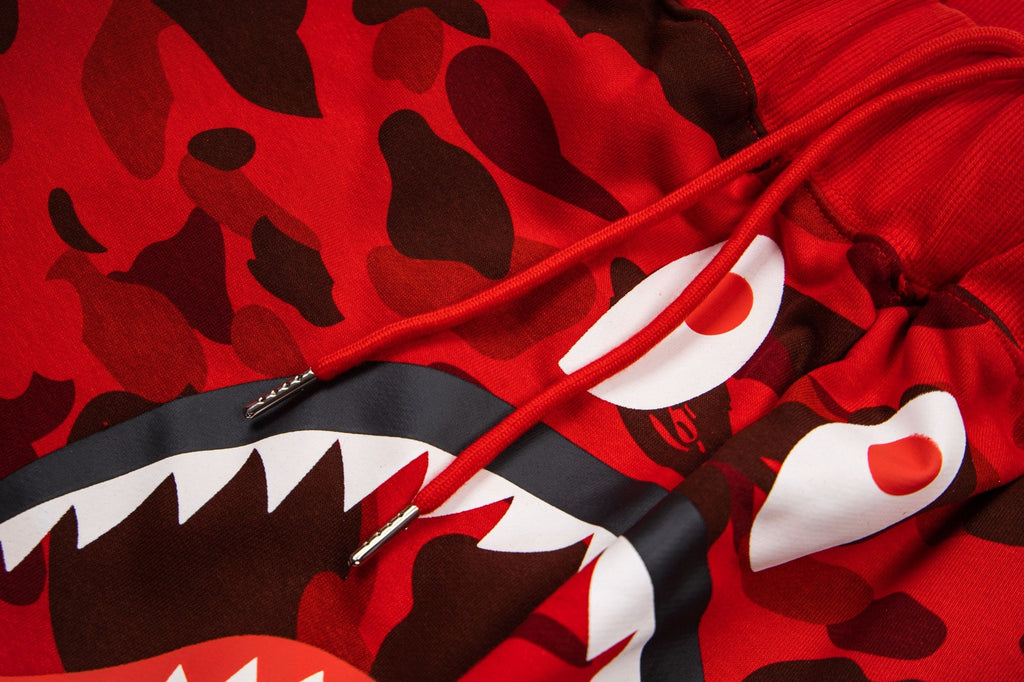 BAPE 1st Camo Shark Sweat Shorts