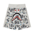 BAPE Shark Camo Sweat Shorts – White Camo